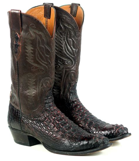 alligator cowboy boots men's