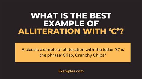 alliteration examples with c