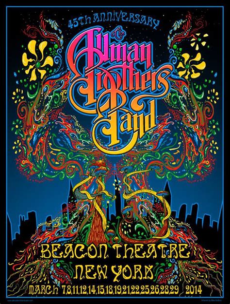 allman brothers band concert poster