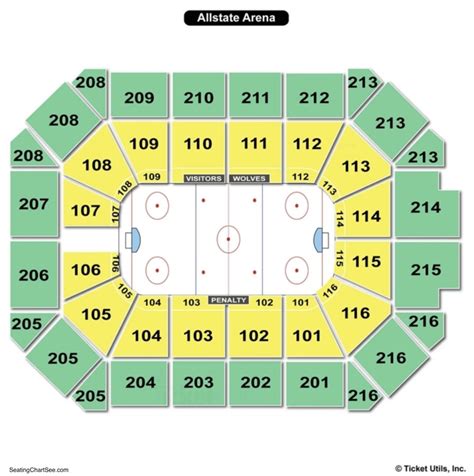 Allstate Arena Seating Chart