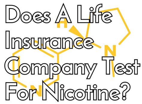 allstate life insurance nicotine test
