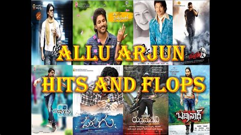 allu arjun all movies hits and flops list