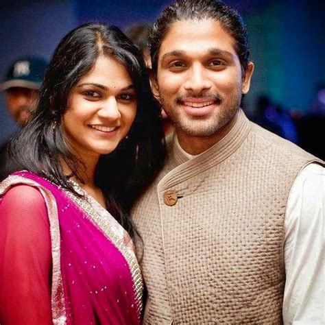 allu arjun wife sneha reddy