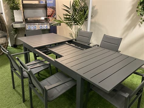 alluminio tavoli da esterno allungabili