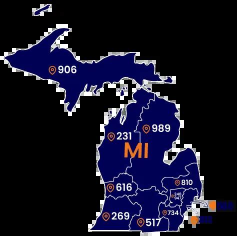 Almont Michigan Phone Area Code