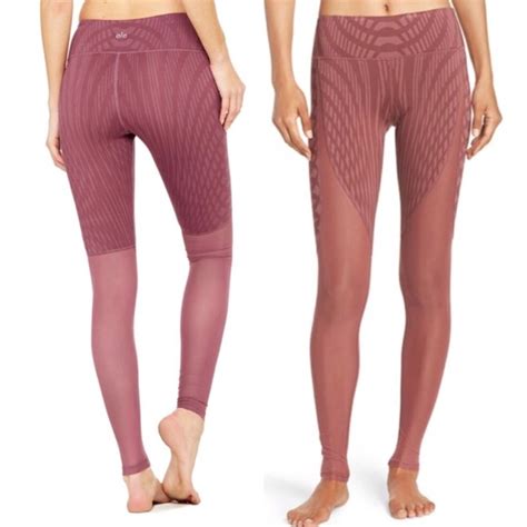 alo yoga pants with slits