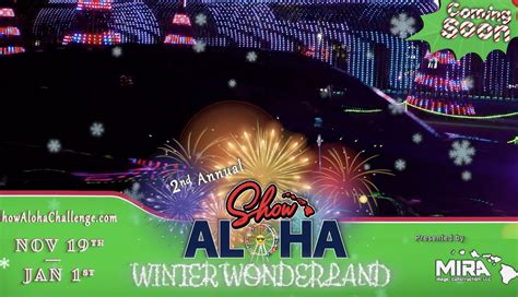 Show Aloha Land 2nd Annual Winter Wonderland Power 104.3