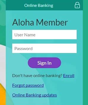 aloha pacific federal credit union login