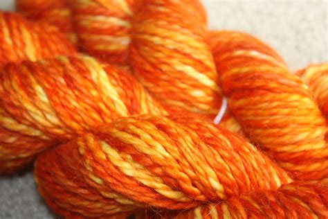 alpaca boucle yarn- blood orange