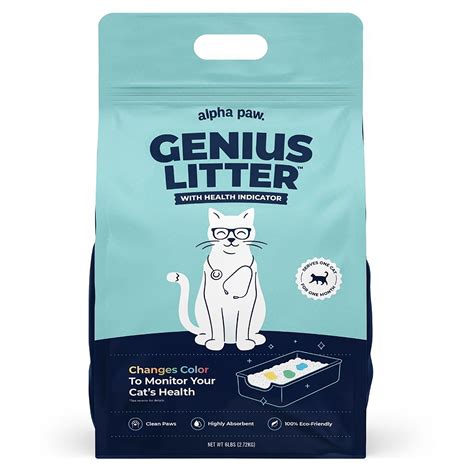 alpha paw - genius cat litter