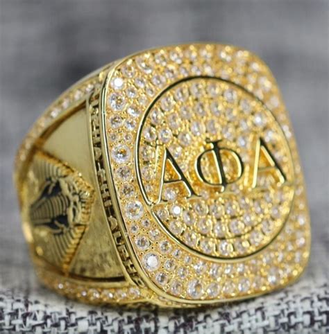 alpha phi alpha gold ring