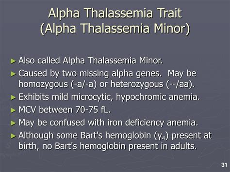 Understanding Alpha Thalassemia Trait: Causes and Health Implications