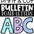 alphabet bulletin board letters printable