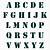 alphabet stencils free printable