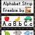 alphabet strip free printable