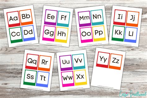 Alphabet Flashcards Upper And Lower Case