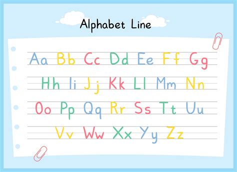 Alphabet In A Line