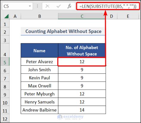 Alphabet Numbers Excel