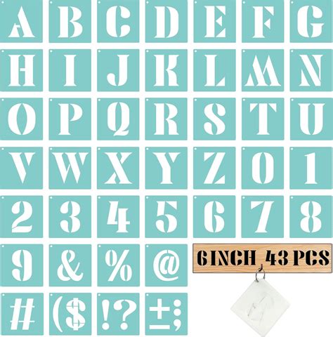 Alphabet Stencils Amazon