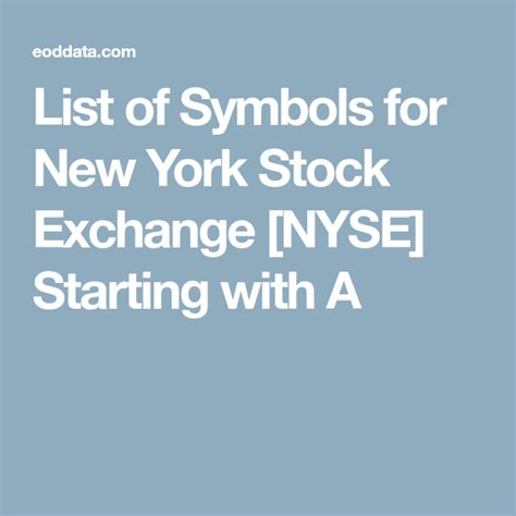 alphabet stock symbol nyse