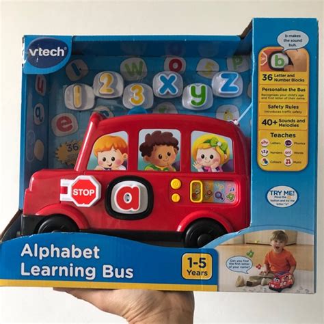 Vtech Letter Sounds Learning Bus electronic toy YouTube