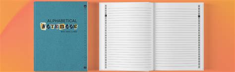 Alphabetical Notebook With Tabs