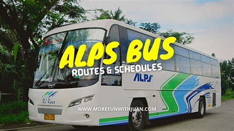 alps bus ticket price