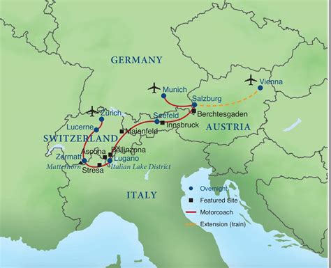 alps route linking austria and italy