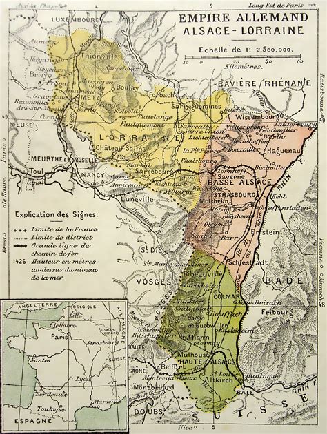 alsace lorraine france map 1820