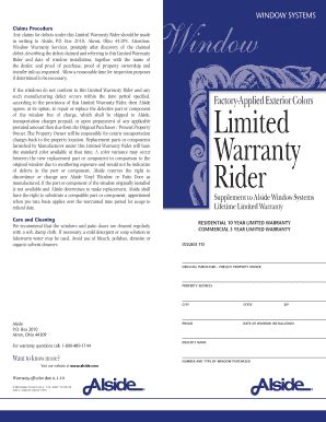 alside window warranty pdf