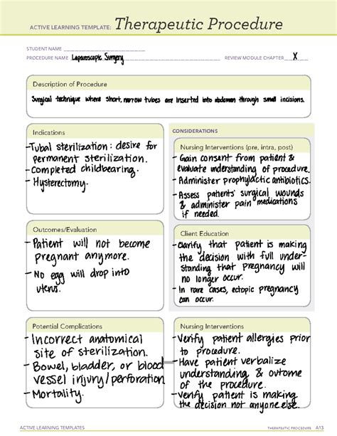 alt therapeutic procedure
