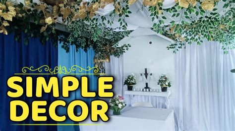 Altar Backdrop Decoration