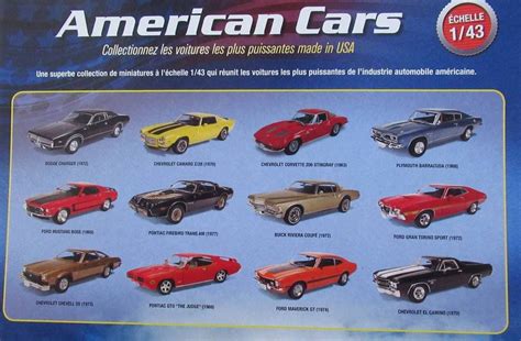 altaya american cars liste