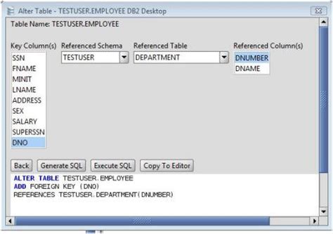 Alter Table In Mysql To Add Foreign Key