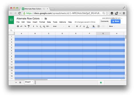 Formatting Alternating Row Colors in Google Sheets YouTube