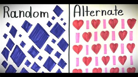 alternating pattern examples
