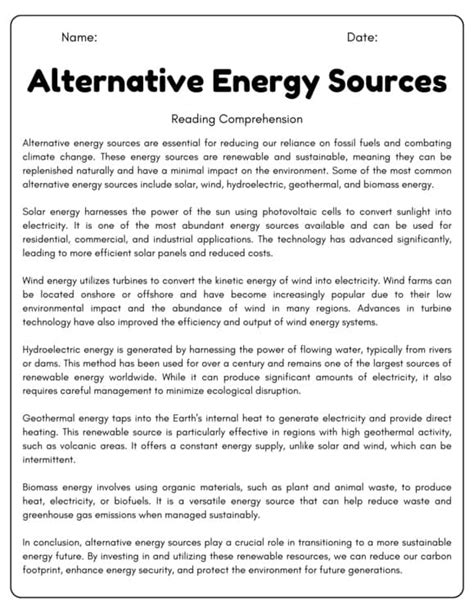 Discussion Alternative Energy Sources Reading Trending