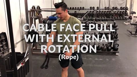 Alternative Exercise For Rope Face Pulls