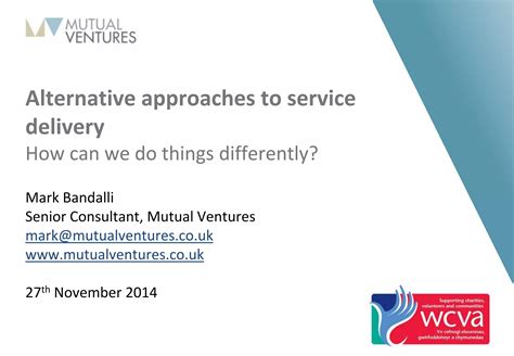Alternative Service Delivery Examples