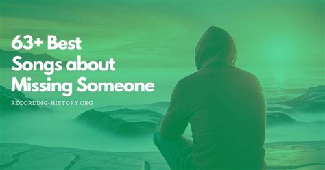 alternative songs about missing someone