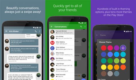 alternative text messaging apps for android