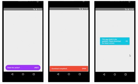 Alternative To Toast Android