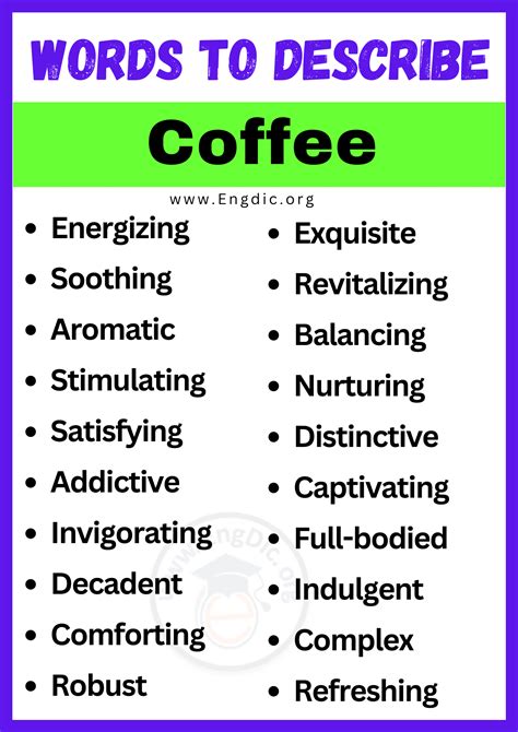 Alternative Words For Coffee