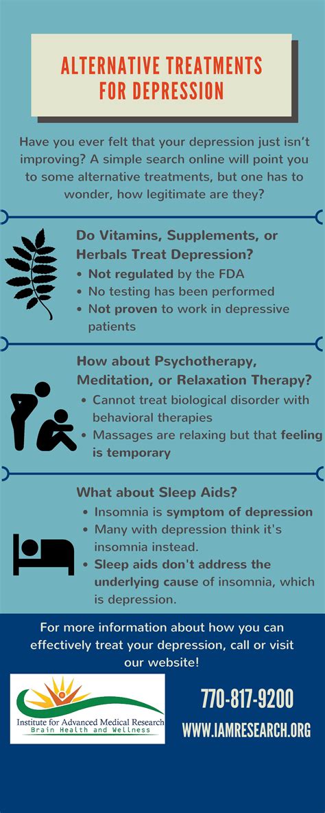 alternatives for depression medication