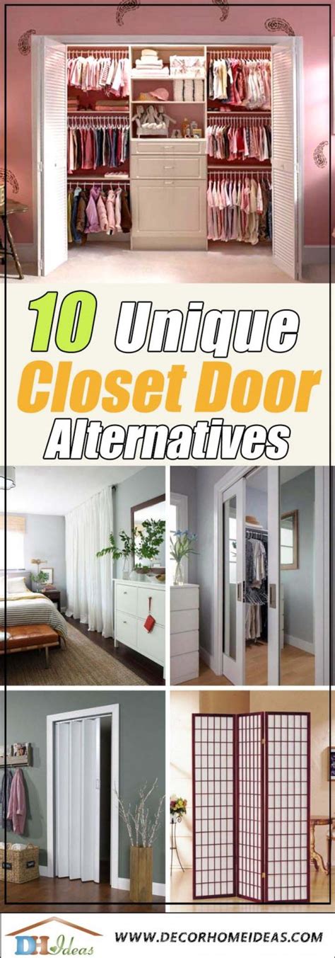 alternatives to closet doors ideas