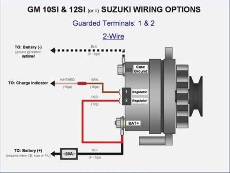 Gm One Wire Alternator Diagram