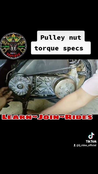 Alternator Pulley Nut Torque