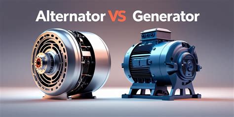Alternator vs Generator Graphic