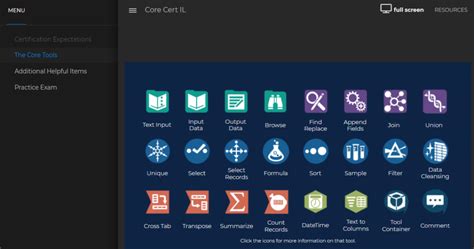 Alteryx Tools List