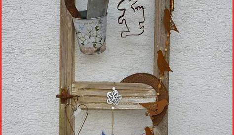 55 Ideen für Gartendeko aus alten Fenstern und Türen